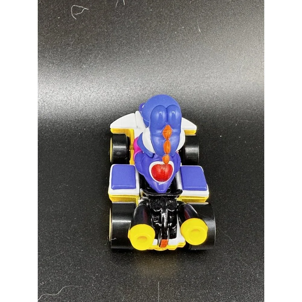 Hot Wheels Mario‎ Kart Blue Purple Yoshi Standard Kart Diecast Toy 2018 Mattel